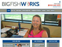 Tablet Screenshot of bigfishworks.com